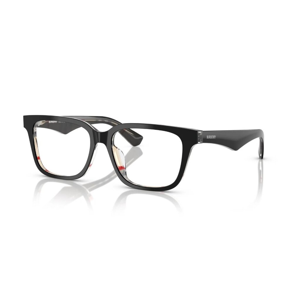 Eyeglasses Burberry Women BE2425D 4121 Top Black On Vintage Check Square
